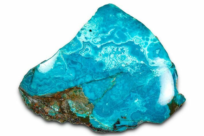 Polished Atacama Blue Opal (Chrysocolla & Opal) - Chile #362259